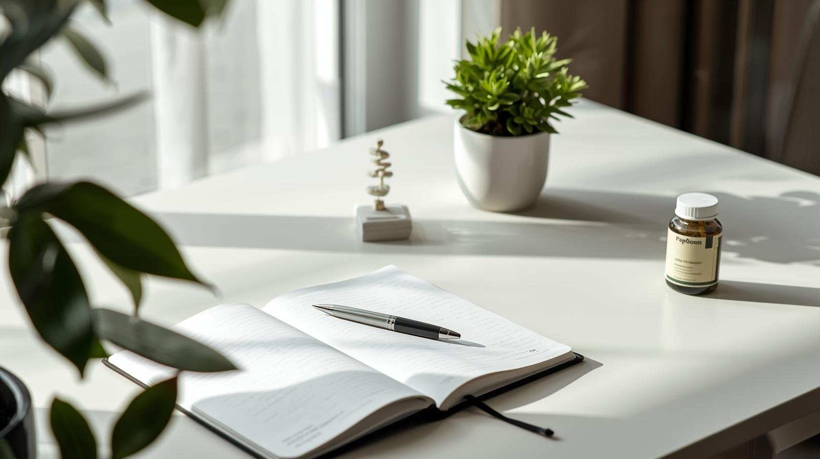 Best magnesium for brain health and focus on a clean workspace